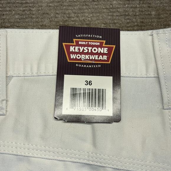 Keystone Workwear Painters Shorts Men's 36 PaintDrop Valspar Utility 10" NEW - Picture 11 of 12